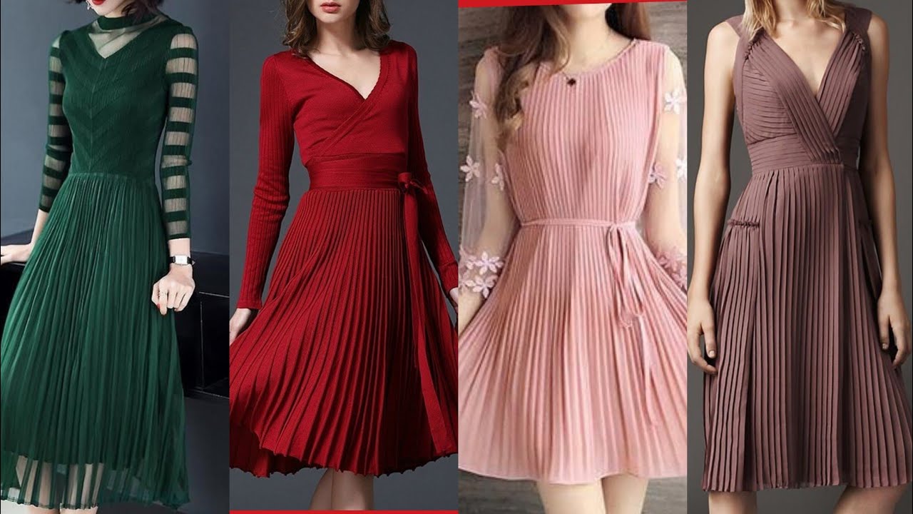 Top 50 latest Pleated skater dresses design ideas 2k20