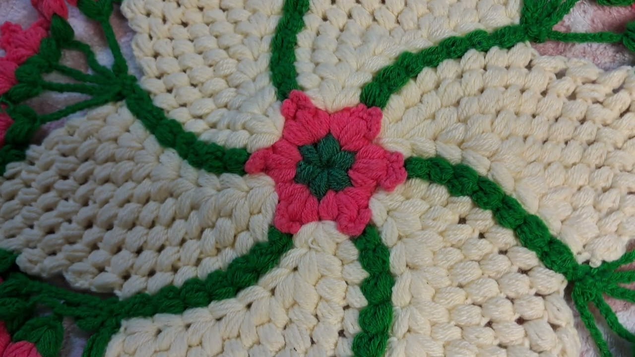 Crochet Tablemat Pattern ❤️ ( Part - 1)