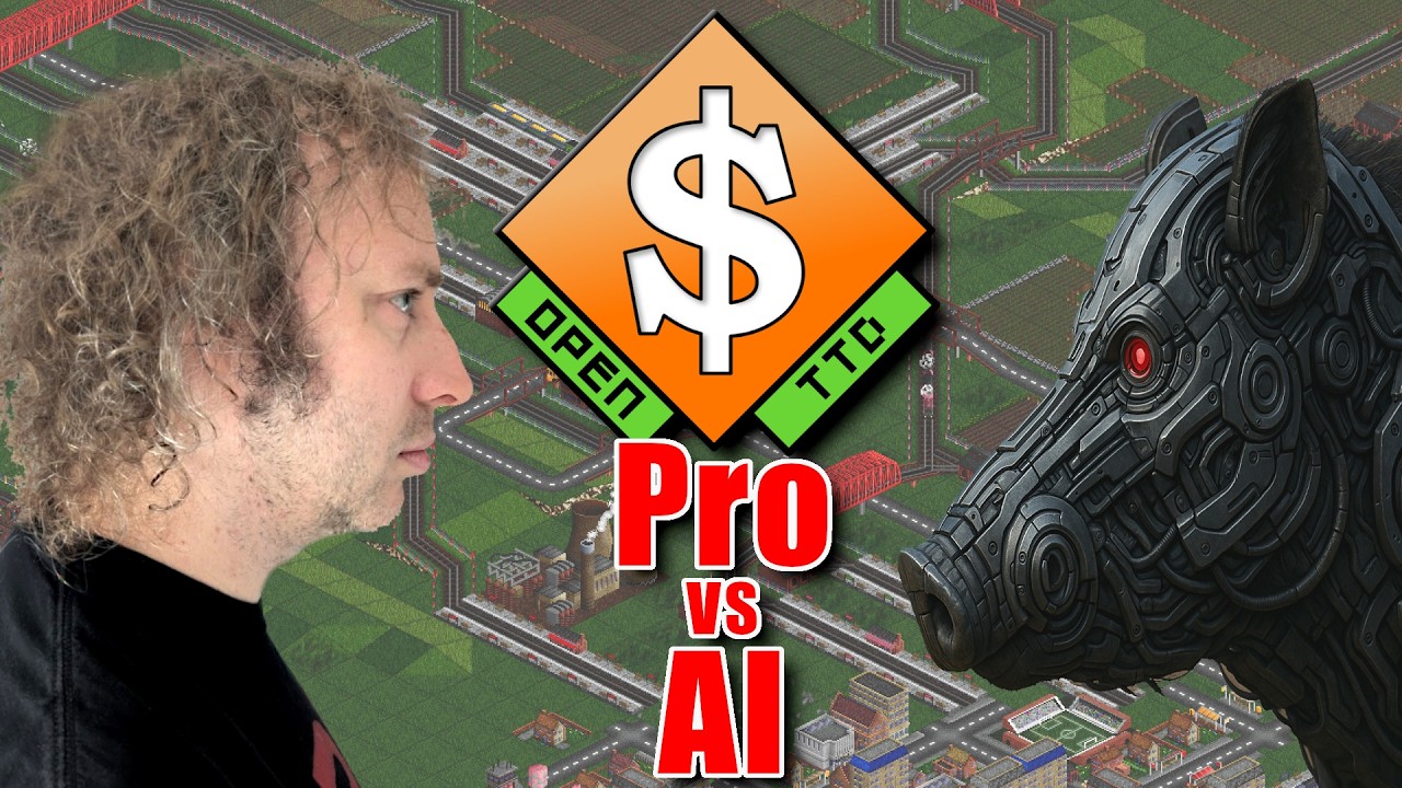 Pro Vs AI - Hellish VS The Hog - OpenTTD AI Battles