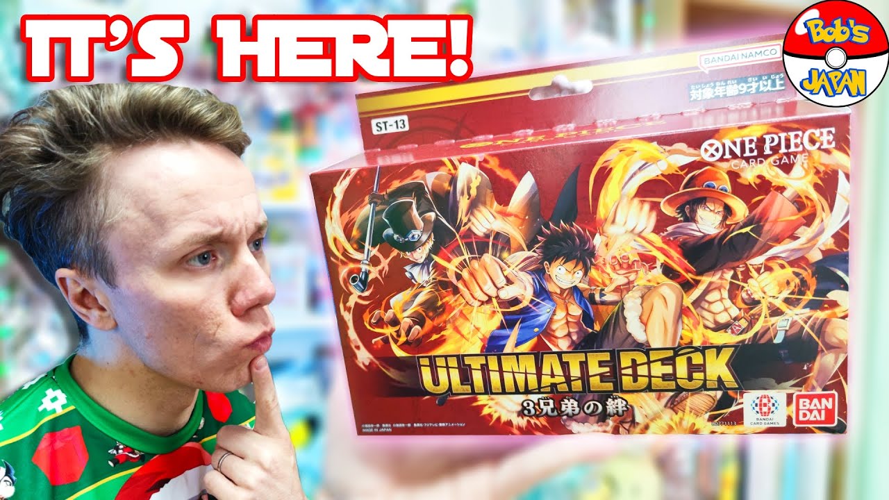 This deck is PHENOMENAL!! One Piece Card Game ST-13 Three Brothers Deck