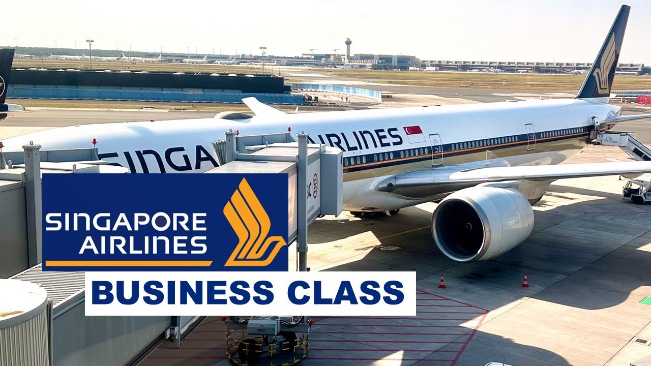SINGAPORE AIRLINES BUSINESS CLASS Frankfurt to Singapore Boeing 777 300er SQ25