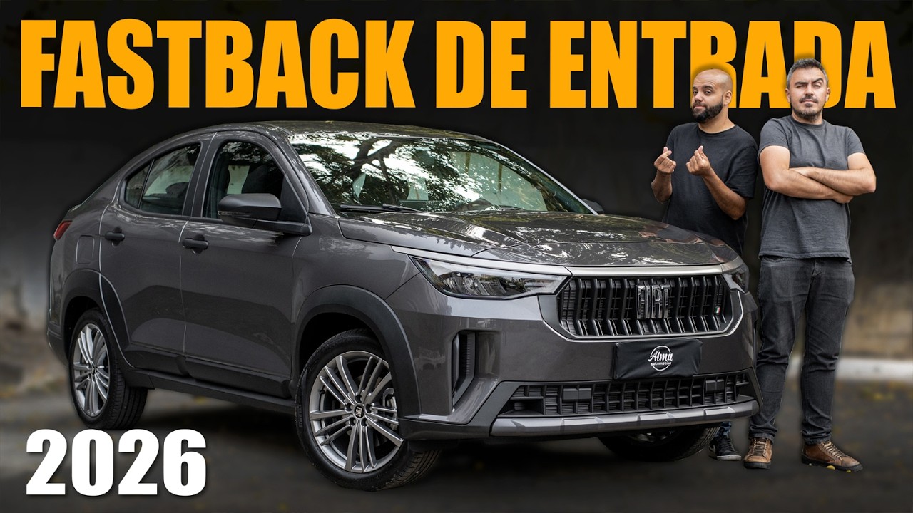 FIAT FASTBACK T200 2026, o melhor custo-benefício entre os SUVs de entrada!