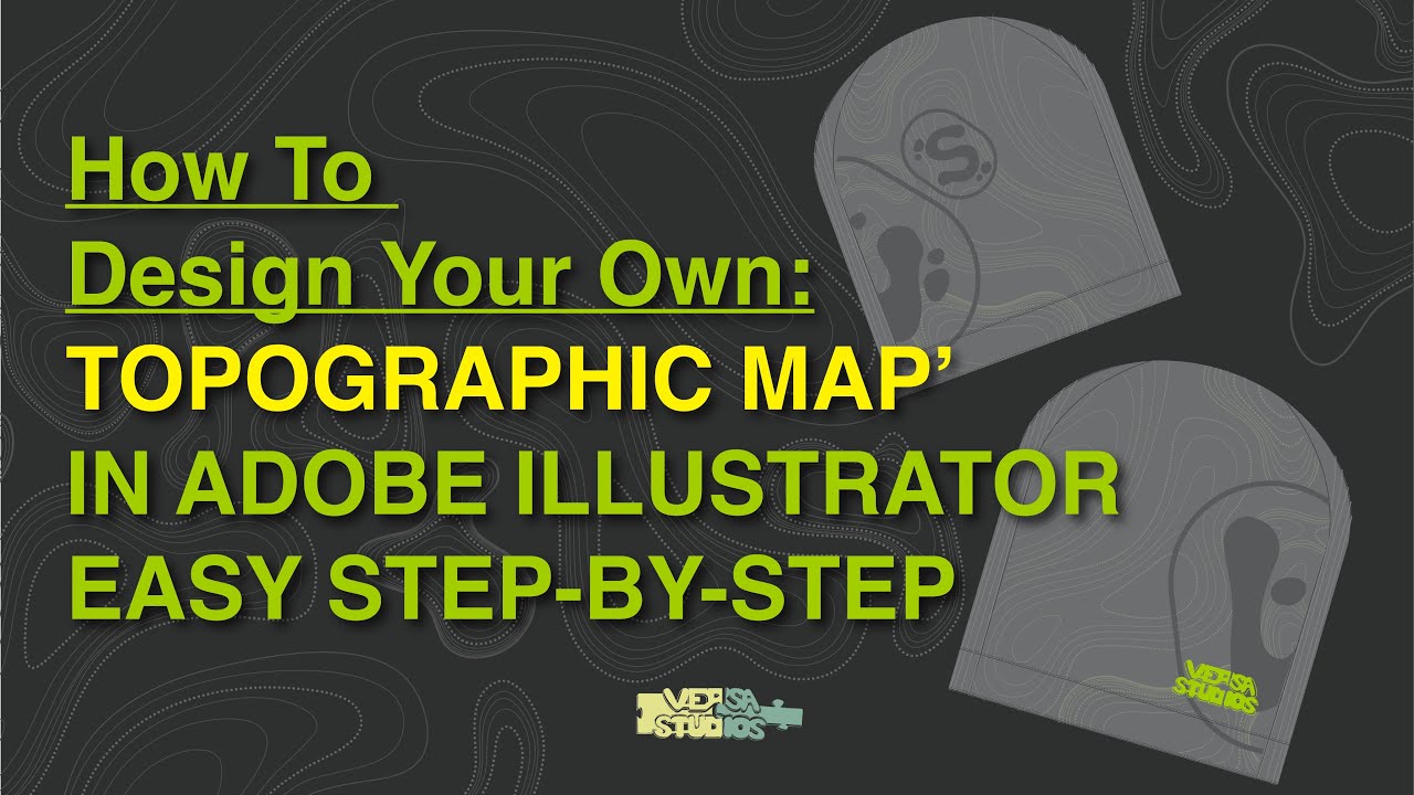 Easy Topographic Map in Adobe Illustrator