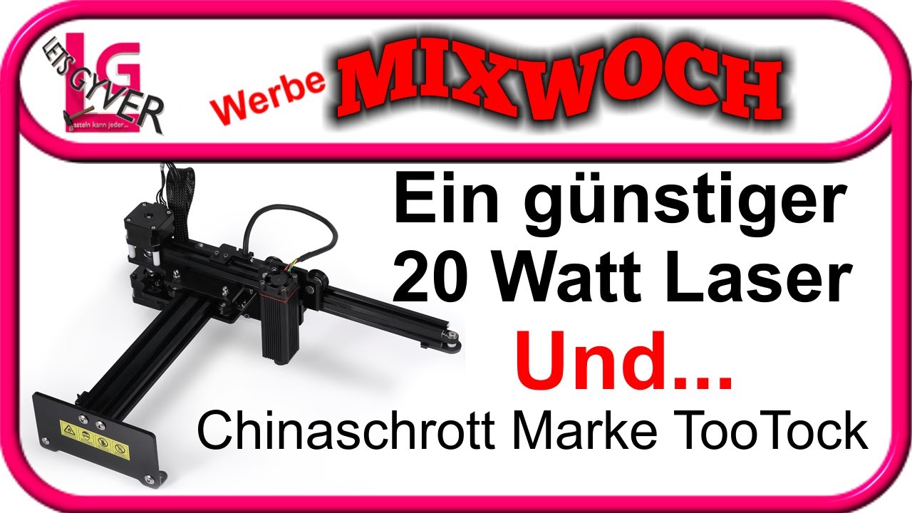 Neje Lasergravierer 2S 20W und Chinaschrott vom feinsten...