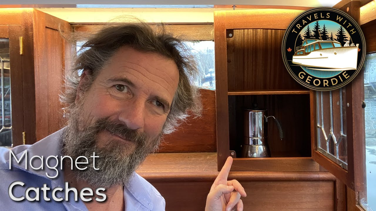 Ep 401 - Magnet Catches - Wooden Boat Restoration - Travels With Geordie