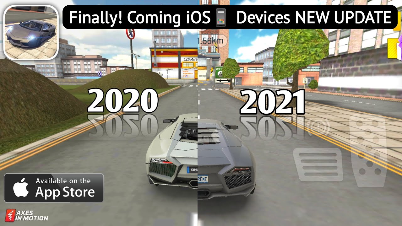 Finally! Extreme Car Driving Simulator iOS Devices New Update Gameplay 2021 - iPhone Car Game