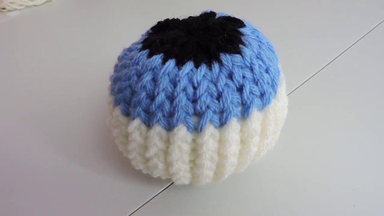 How to Loom Knit an Eyeball