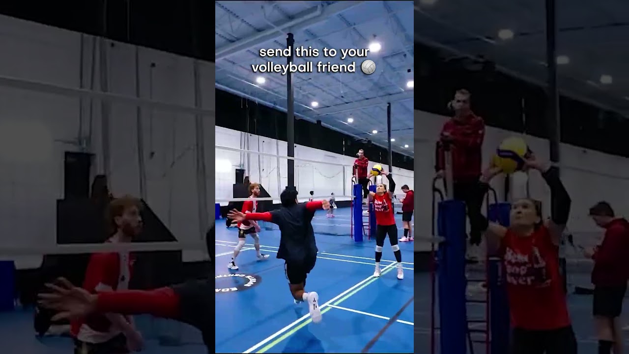 POV: you gave a volleyball player a mini cam and let them cook 🏐