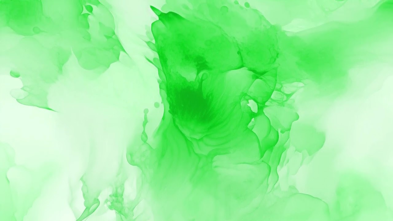 Green watercolor painting abstract art TV wallpaper, live screensaver, and background