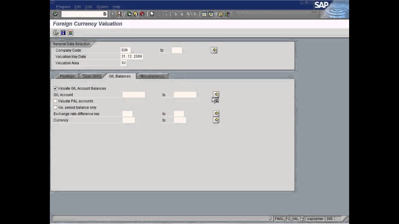 SAP Month End Closing   Foreign Currency Revaluation Postings   Part 2