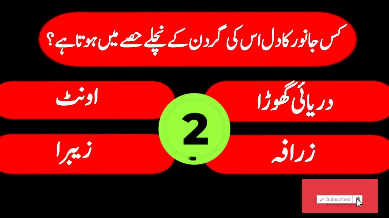 urdu general knowledge 6 #urduknowledge