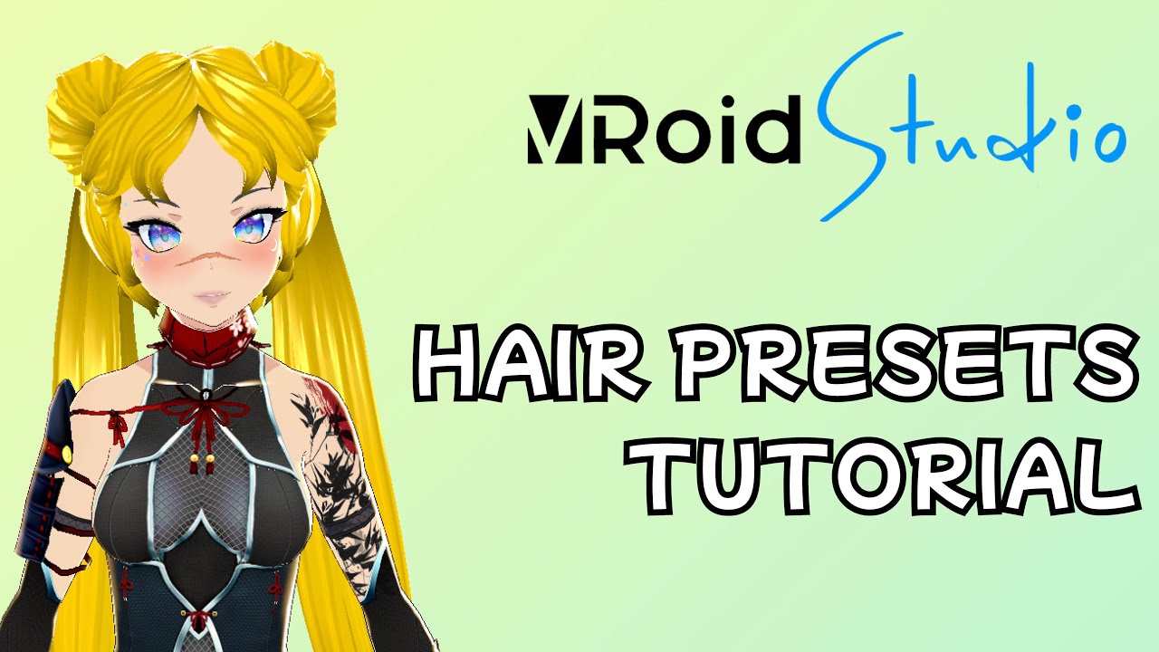 VROIDSTUDIO | How to import & rename hair presets