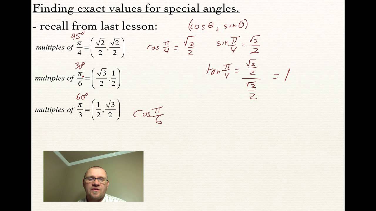 4.3 Trigonometric Ratios (Pre-Calculus 30)