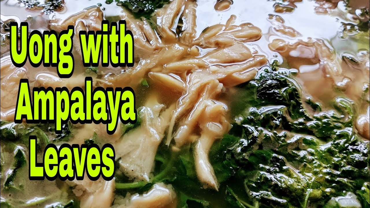 Uong na may dahon ng ampalaya | Mushroom with bitter gourd leaves | Kabute Recipe