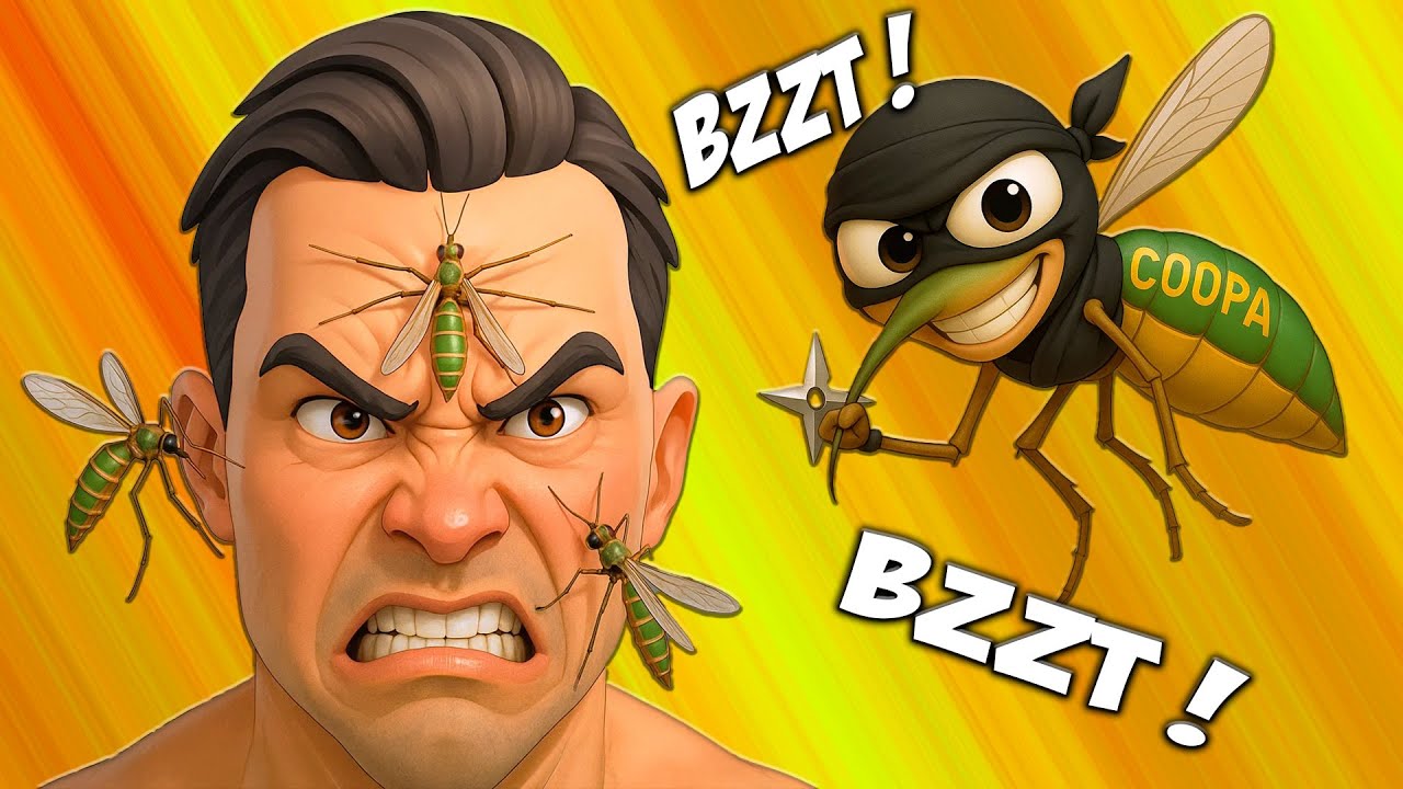 Un Gang de MOUSTIQUES s'attaque aux humains !