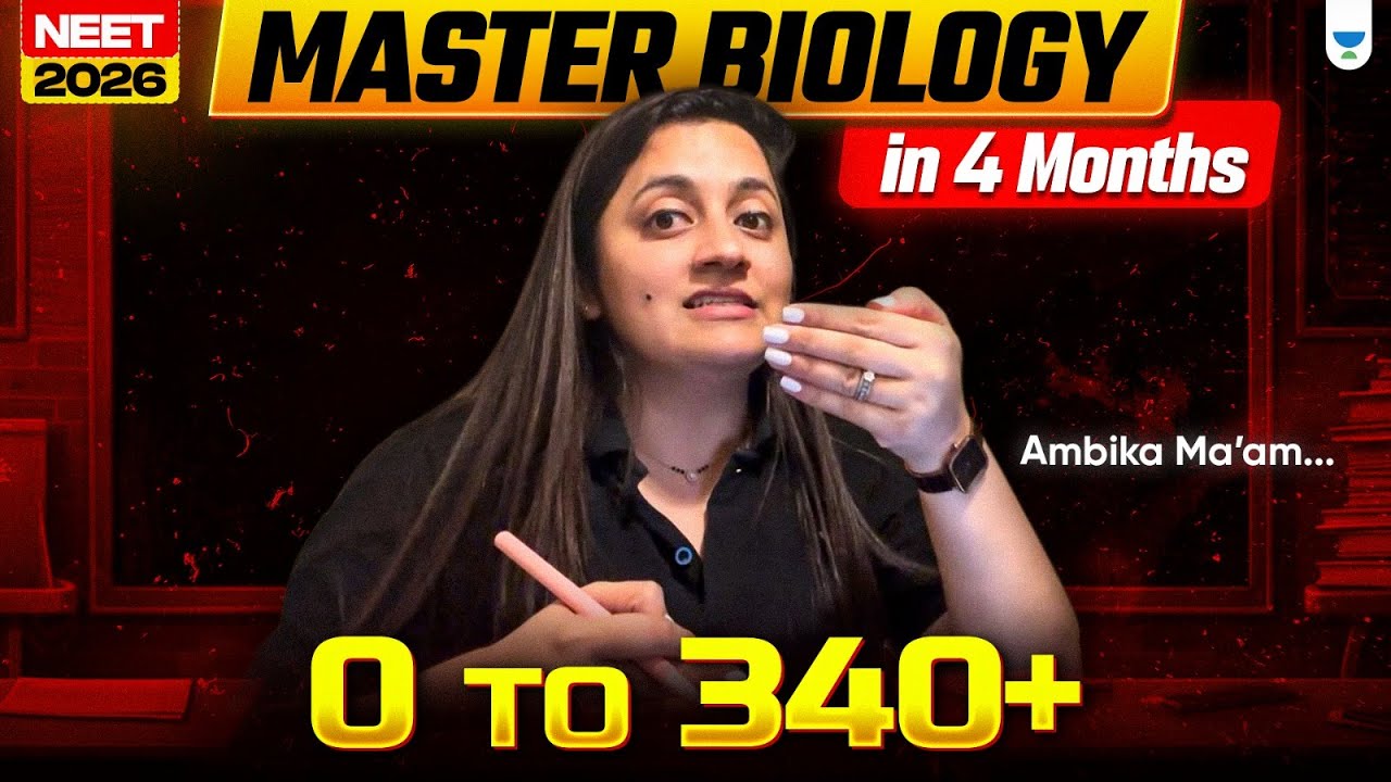 Last 4 Months Biology Strategy for NEET 2026 🚨 Do This or Regret! | Ambika Mam