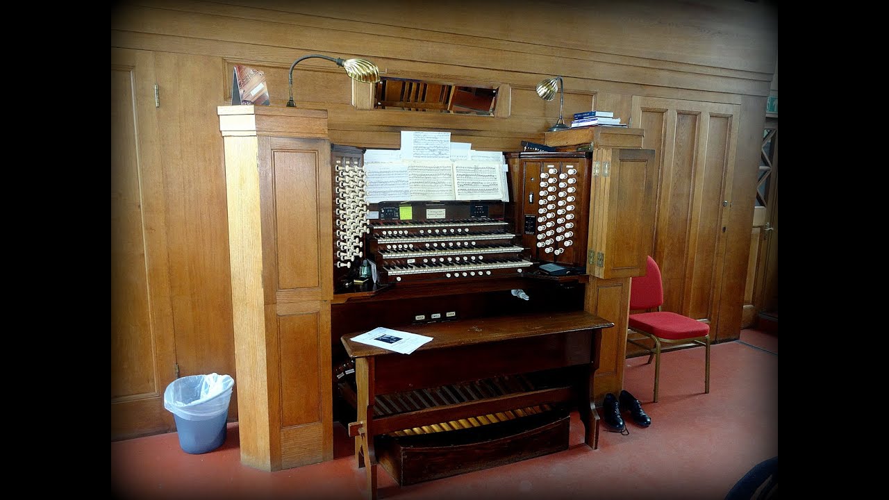 Holbrook-Jennifer Kersey plays the grand pipe organ.
