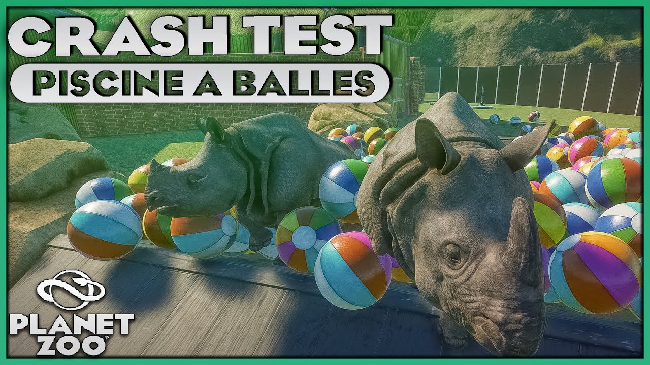 COMMENT faire une Piscine &agrave; BALLES FONCTIONNELLE ? | CRASH TEST | PLANET ZOO