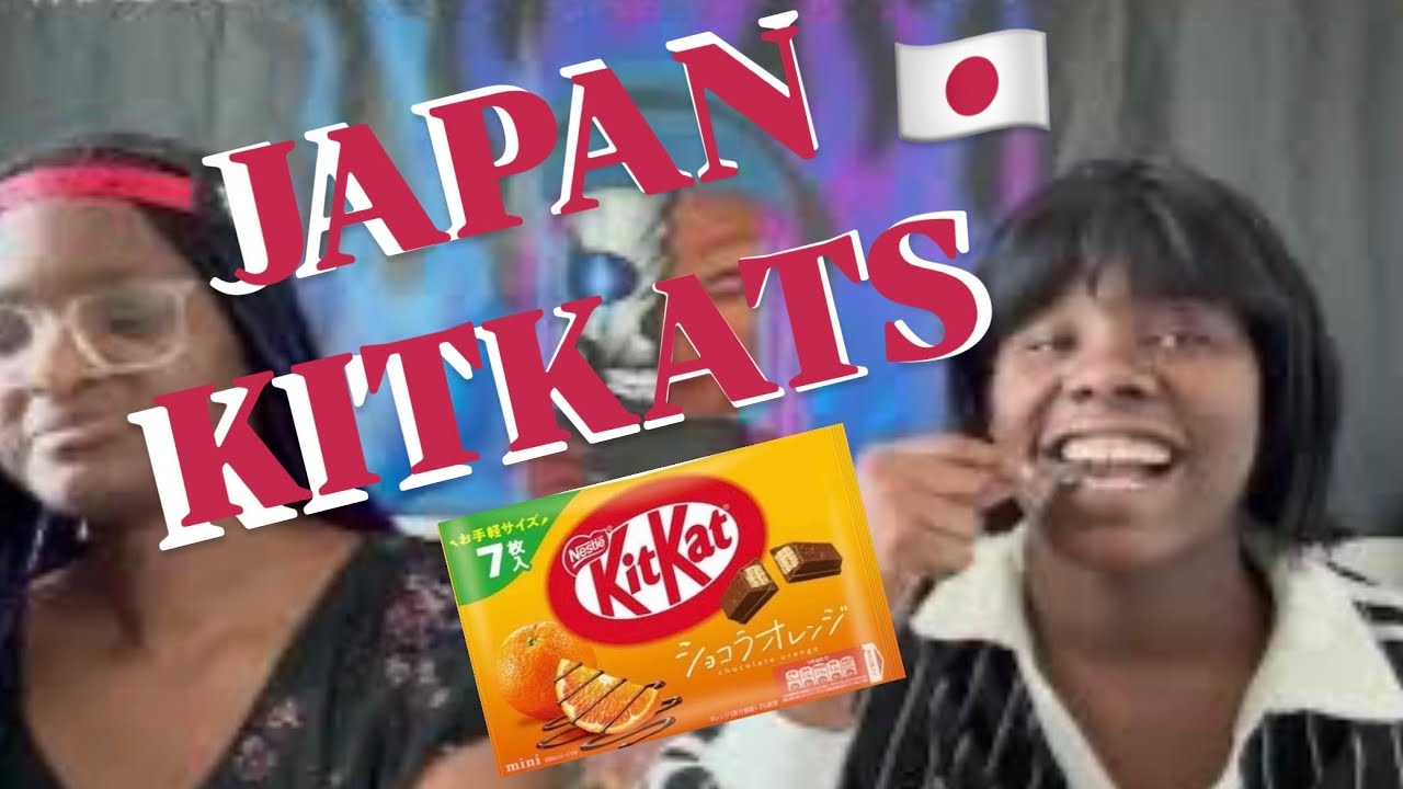 We Tried Japan KIT KAT Flavors For The First Time!! W/ Bretality