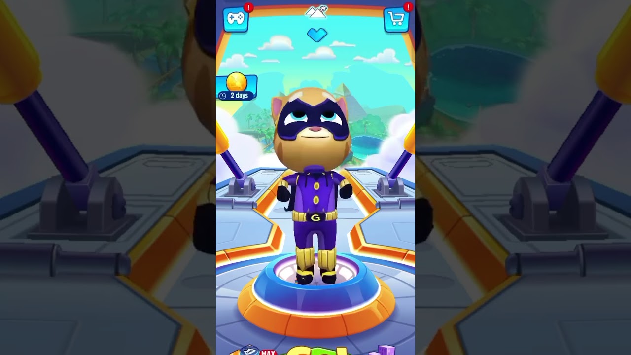 Talking Tom Hero Dash Super Power Hero Chase All Epic Raccoon Missions - Ultra Fast Run 