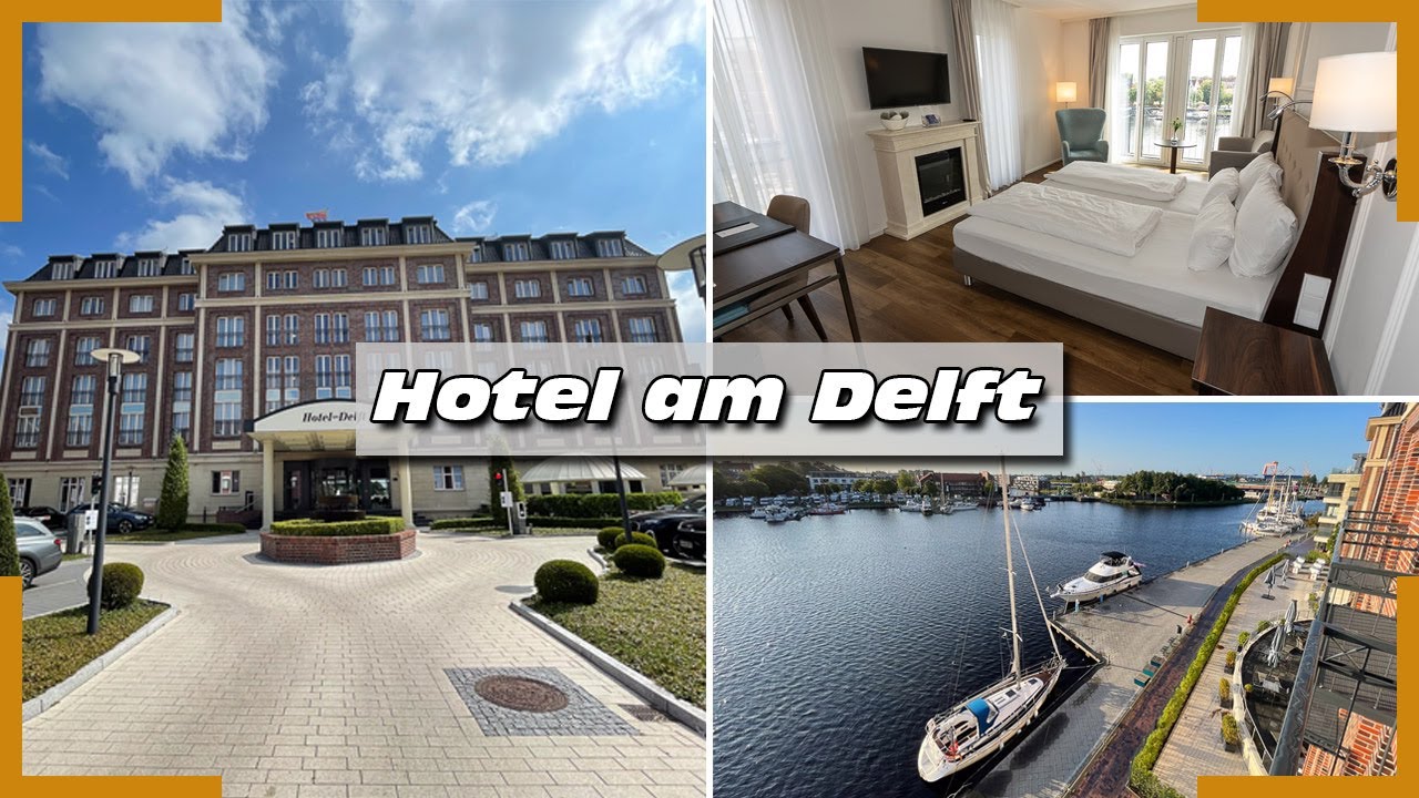 Hotel am Delft Emden | Hoteltour | Superior Zimmer mit Hafenblick und Balkon | Fr&uuml;hst&uuml;cksbuffet | 4K
