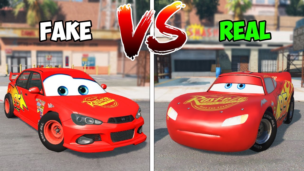 Fake Lightning McQueen VS Real Lightning McQueen – which is best?