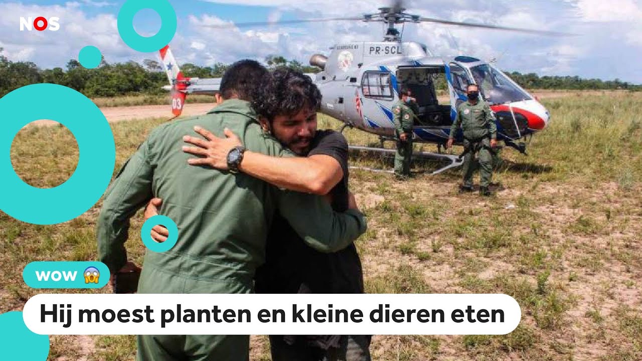 Man overleeft 36 dagen in jungle na vliegtuigongeluk