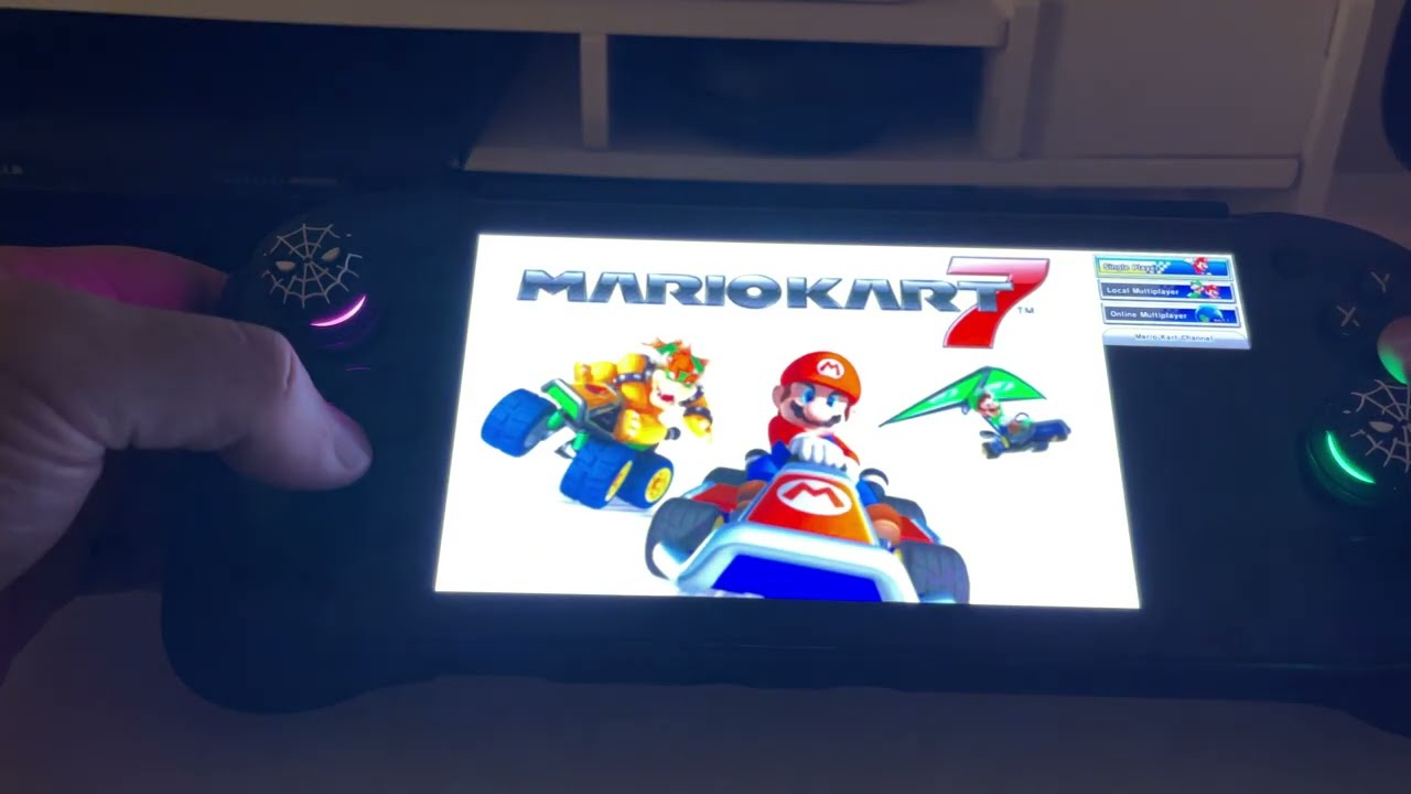 Super Mario Kart 7 N3DS Ayn Odin 2 Portal max gameplay 