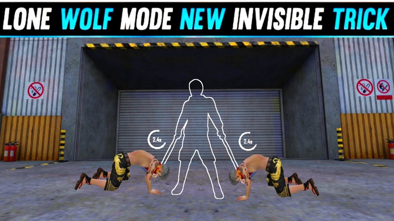 Lone Wolf Mode Invisible Revive trick|Top 5 Tips And Tricks In Free Fire Battle Ground|