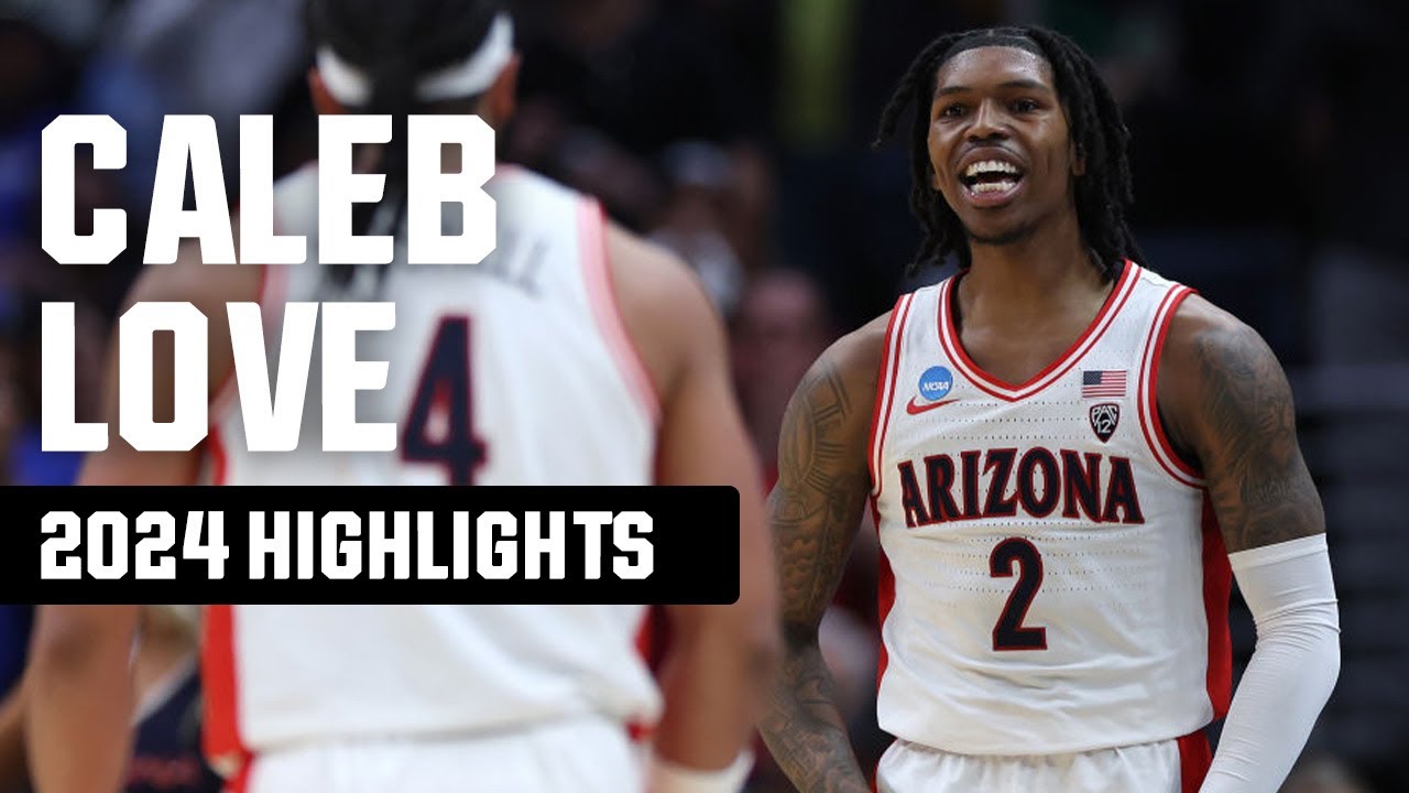 Caleb Love 2024 NCAA tournament highlights