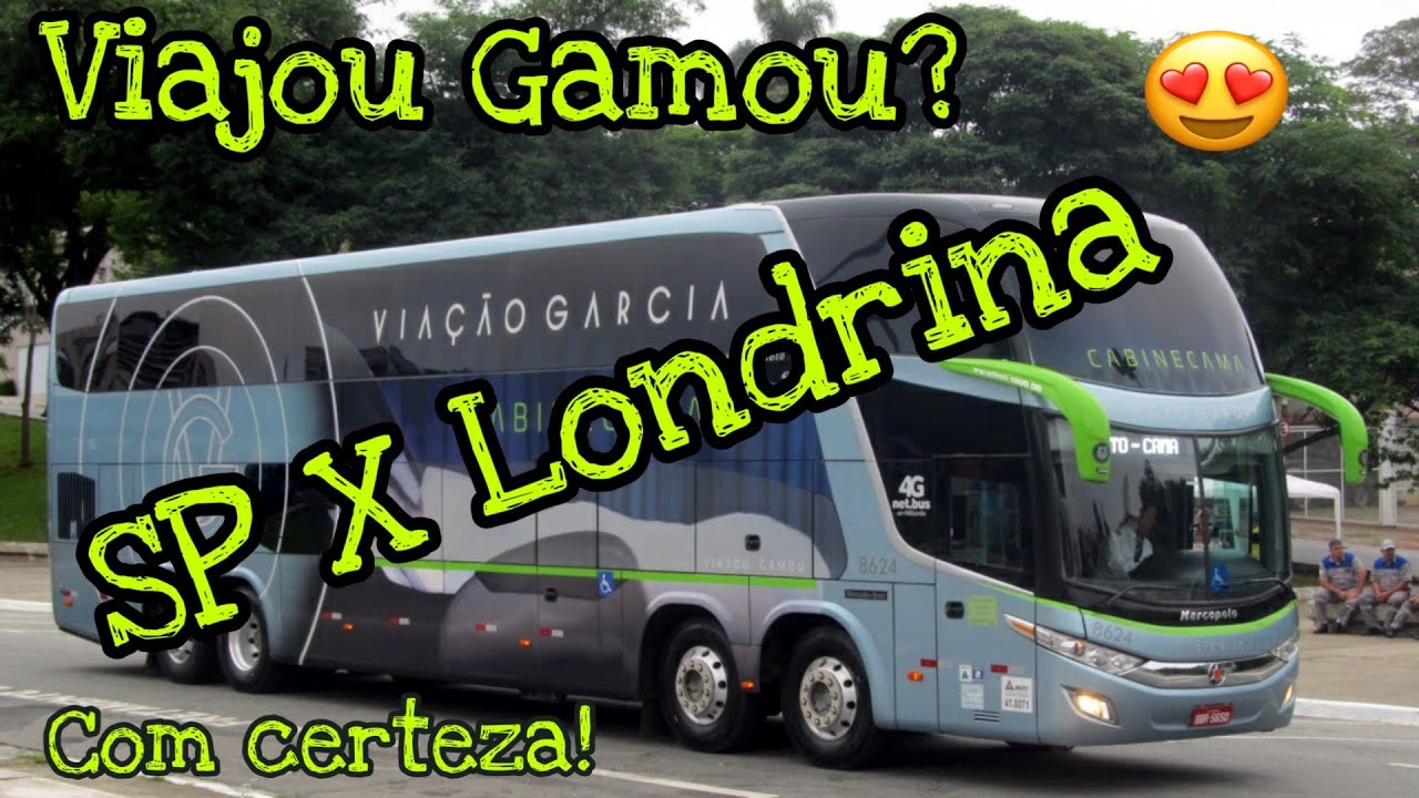 VIAJANDO no SEMI LEITO da VIAÇÃO GARCIA - De São Paulo Para Londrina
