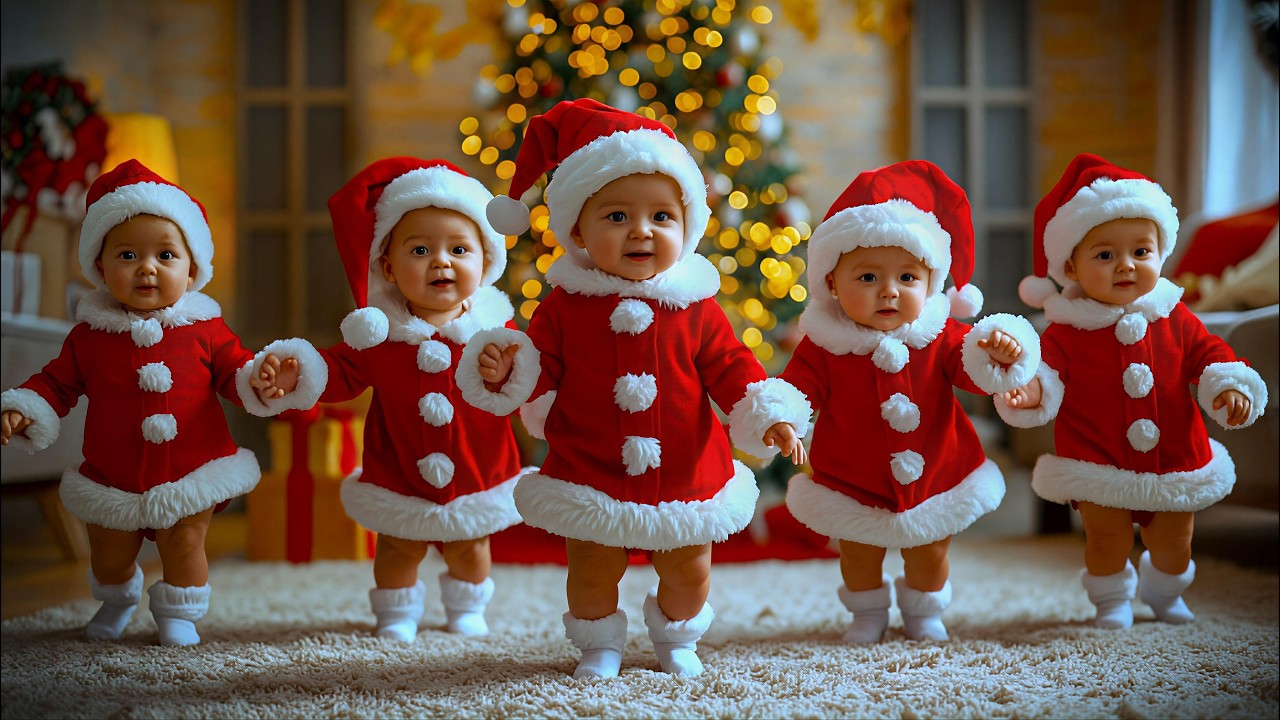 Jingle Bells , Jingle Bells song  🎄🔔 | Cutest Baby Christmas Dance Ever 😍👶
