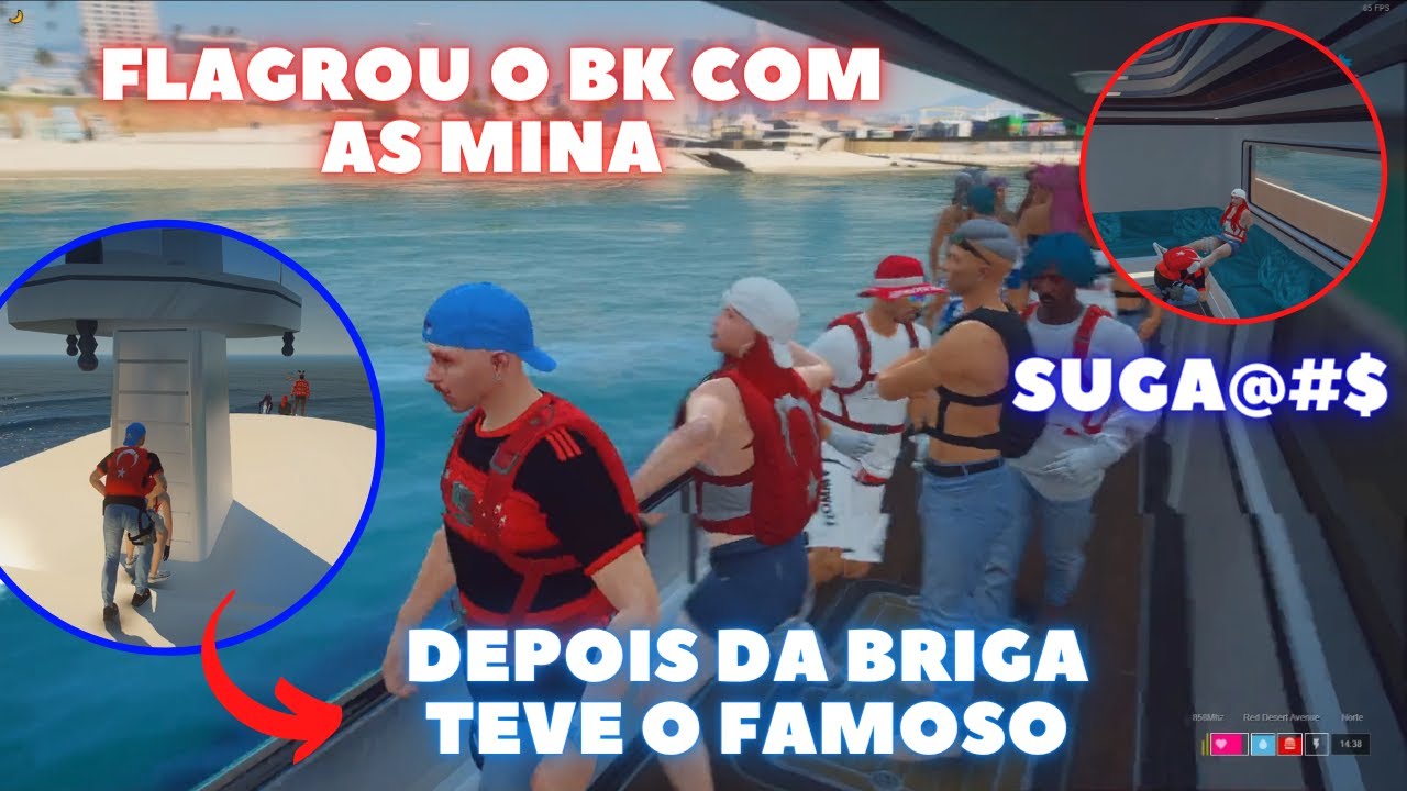 BKINHO E MANDRAKA FAZENDO O FAMOSO NO IATE DA BRIGA | GTA RP | HYPE ROLEPLAY