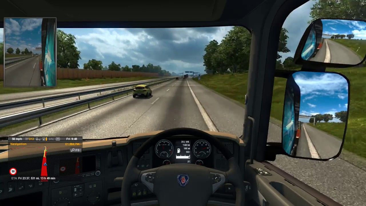 Euro Truck Simulator 2 -  Padborg (Denmark) to M&uuml;nchen (Germany)