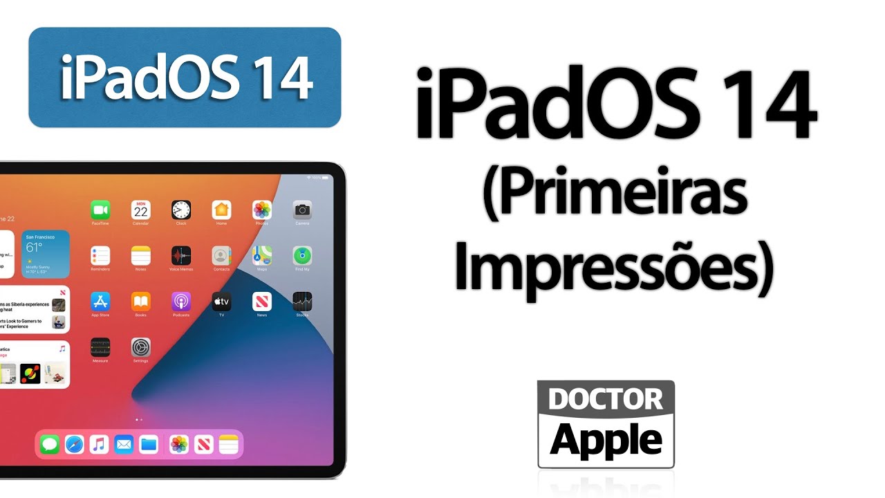 Curso iPad - iPadOS 14 Primeiras Impress&otilde;es