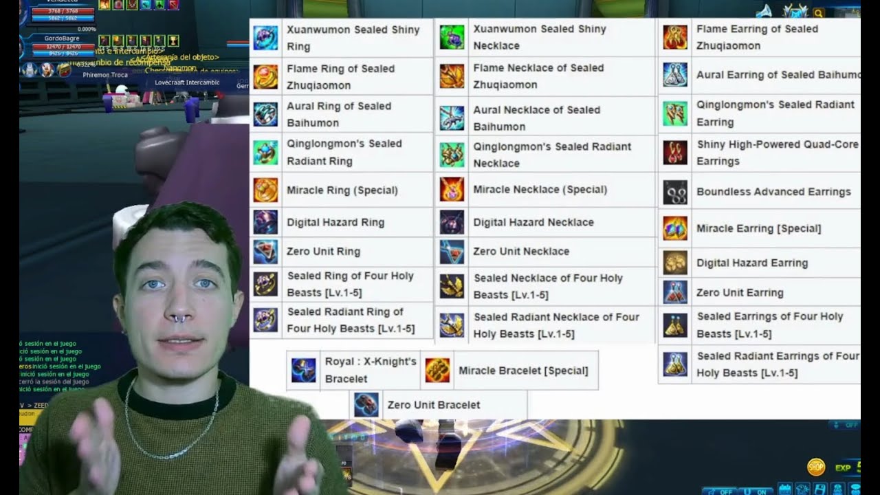 Guia de joyeria en digimon masters