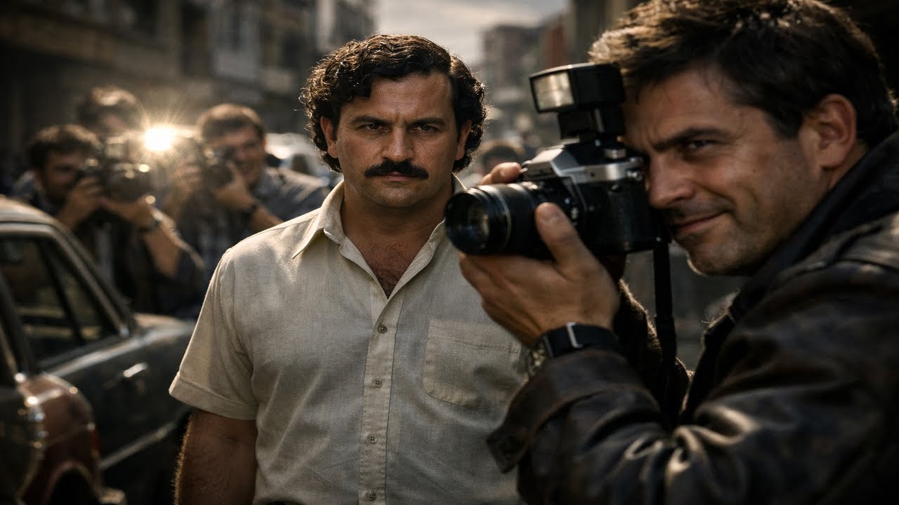 “¡Te voy a destruir con esta foto!” amenazó el FOTÓGRAFO DE PRENSA a Escobar… grave error.