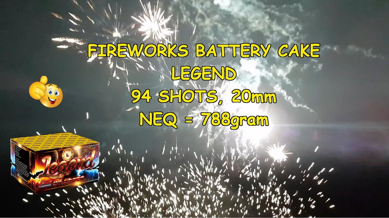 Fyrverkeri tårta Legend från Extreme Fireworks // Fireworks battery cake Legend