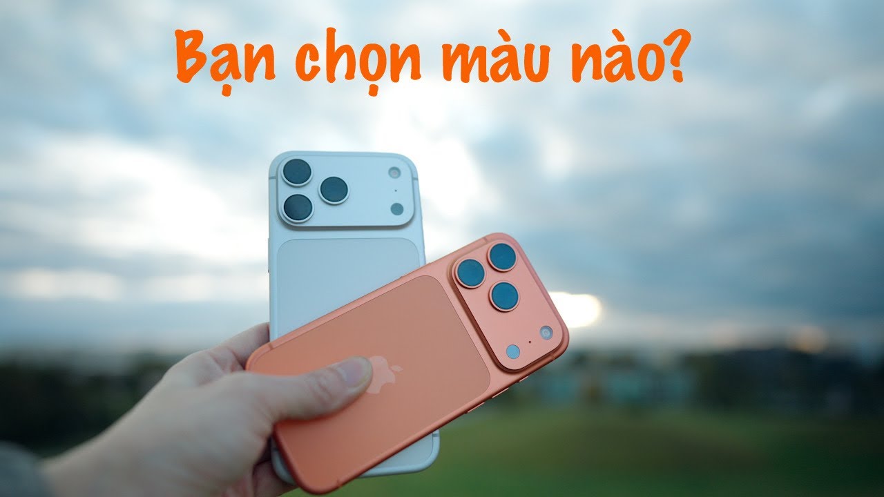 Mở hộp iPhone 17 pro max ( cam vũ trụ & Bạc) - Bạn chọn màu nào?