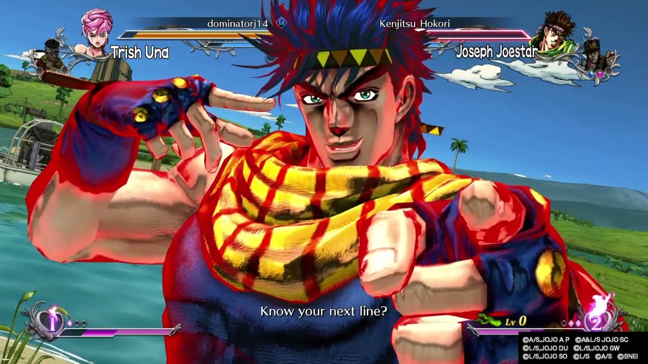 JoJo's All-Star Battle R Guess he did it again! Joseph Matches