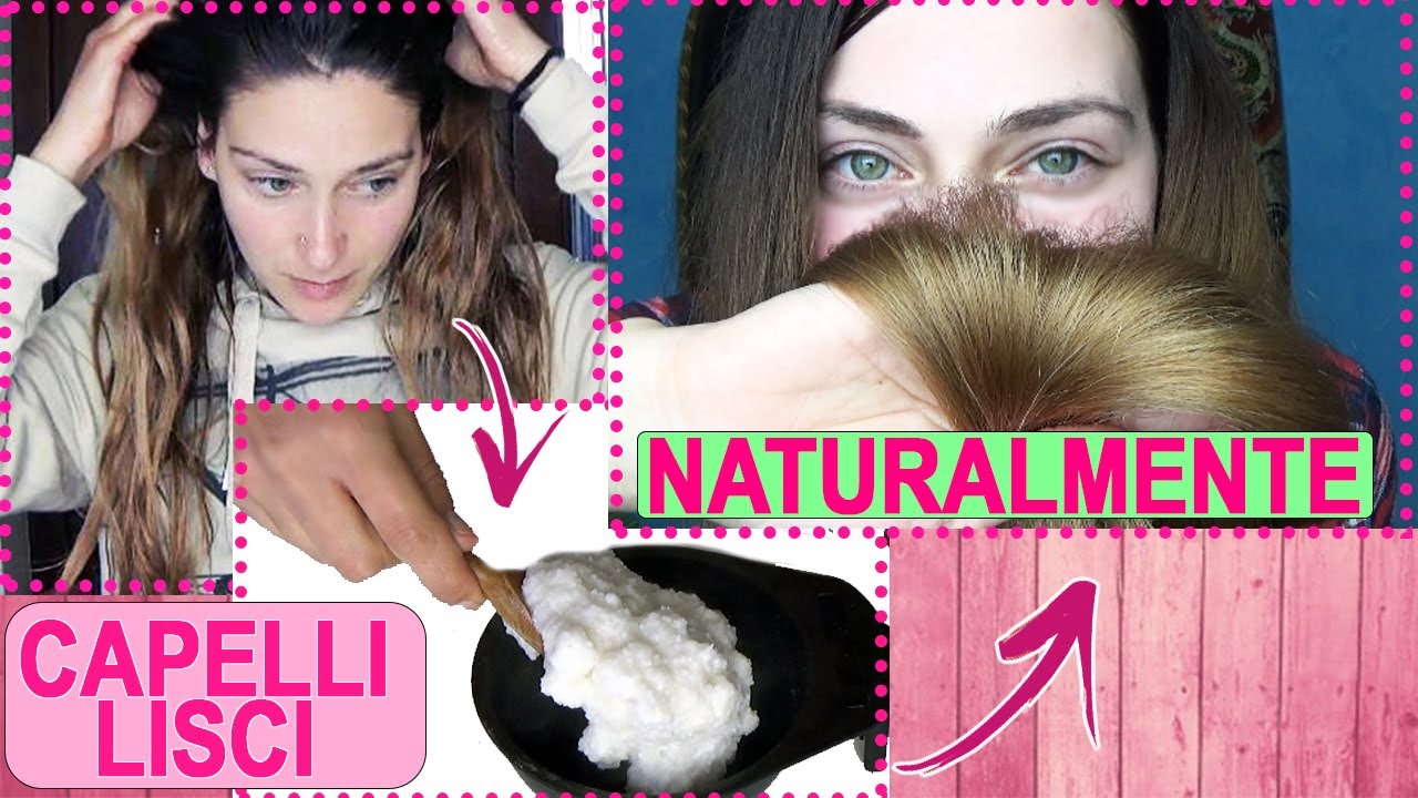 Capelli LISCI SENZA PIASTRA 😍 STIRATURA NATURALE senza calore CHE FUNZIONA *no ruota svedese*