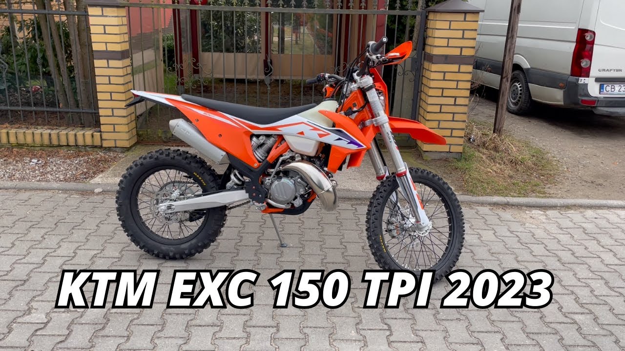 KTM EXC 150 TPI 2023 walk around,first start