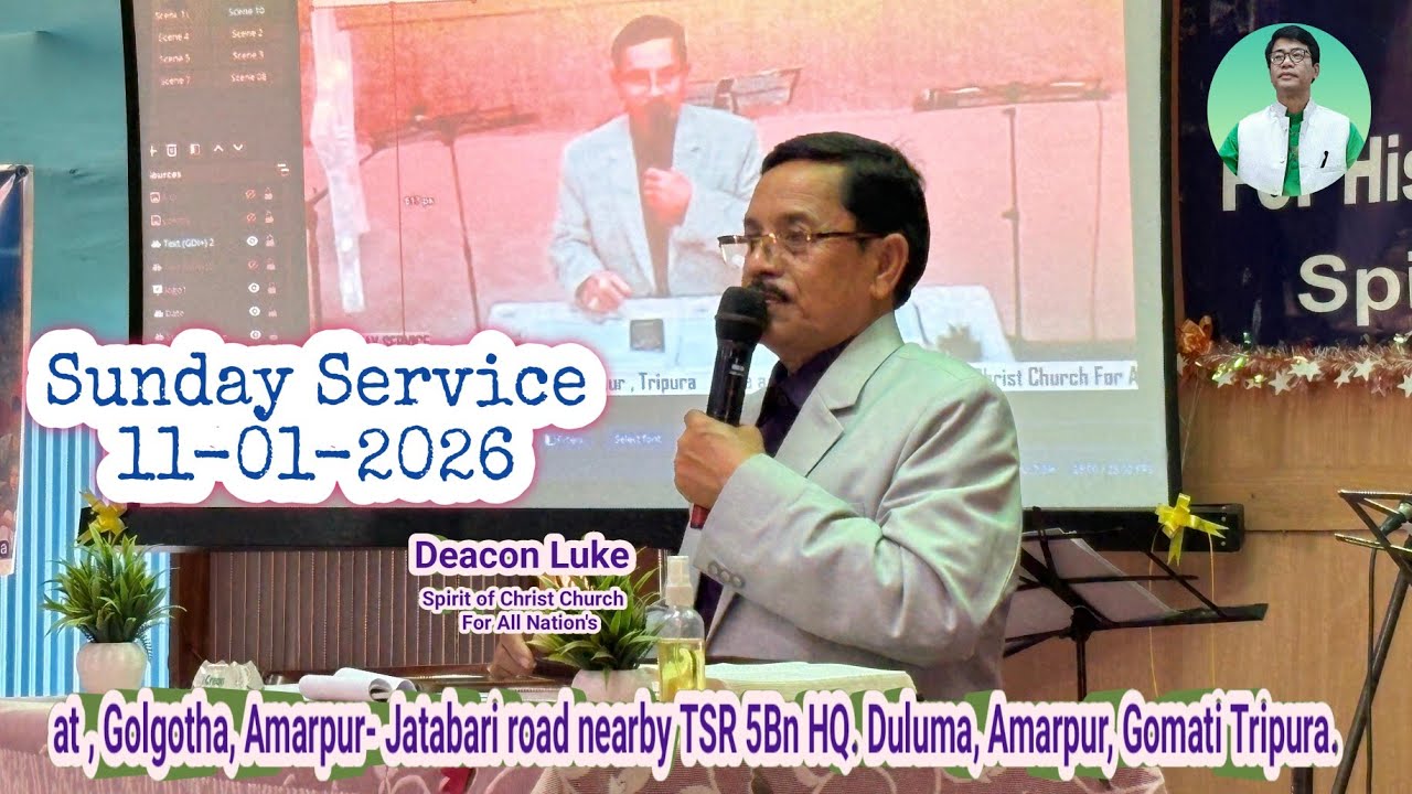 SUNDAY SERVICE ||11-01-2026 || Alpha Ministries|| S.O.C. Church for All Nation's.. 