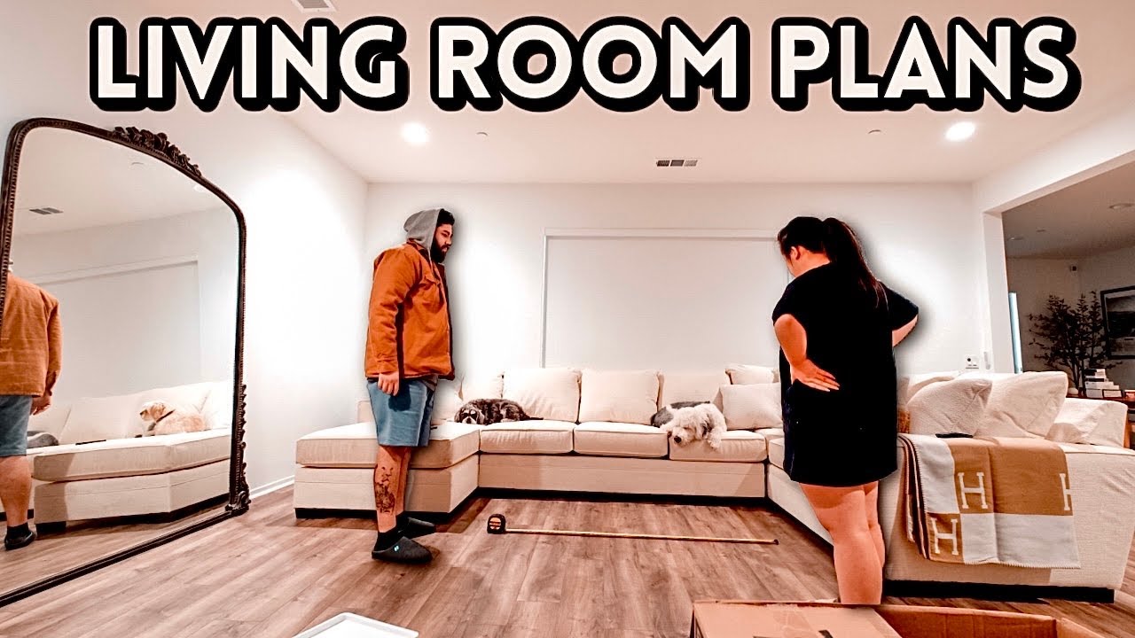 planning out our LIVING ROOM... + WHY are men like this + OBSESSED with this 2021 PLANNER!!!
