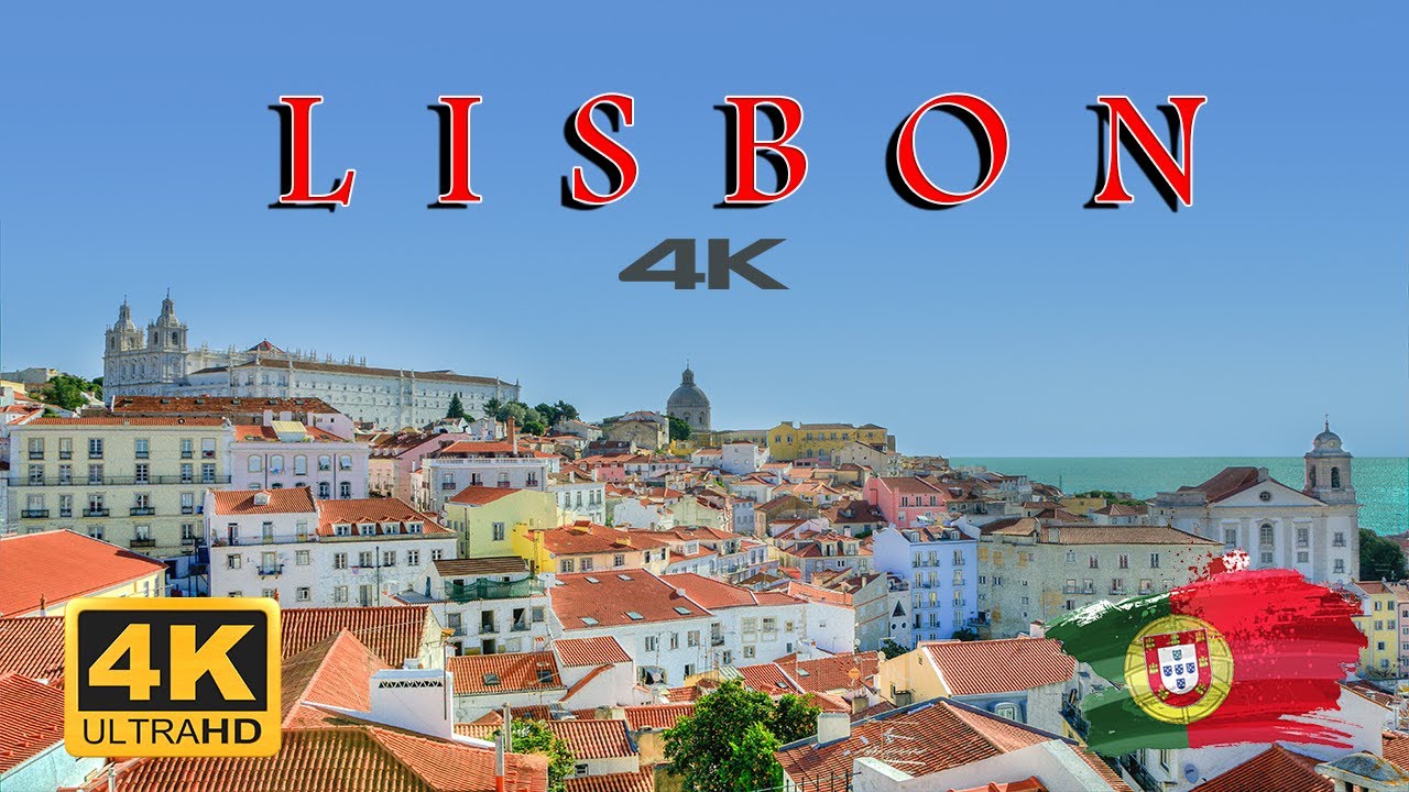 Lisbon, Portugal In 4K 🇵🇹 Lisboa vista do céu , Travel Guide (4k)