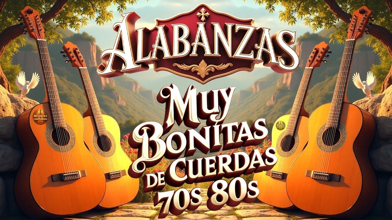 ALABANZAS⛪🙏 MUY BONITAS DE CUERDAS 70S 80S 90S🎸Los Alabanzas Que ALIMENTARÁN TU FE