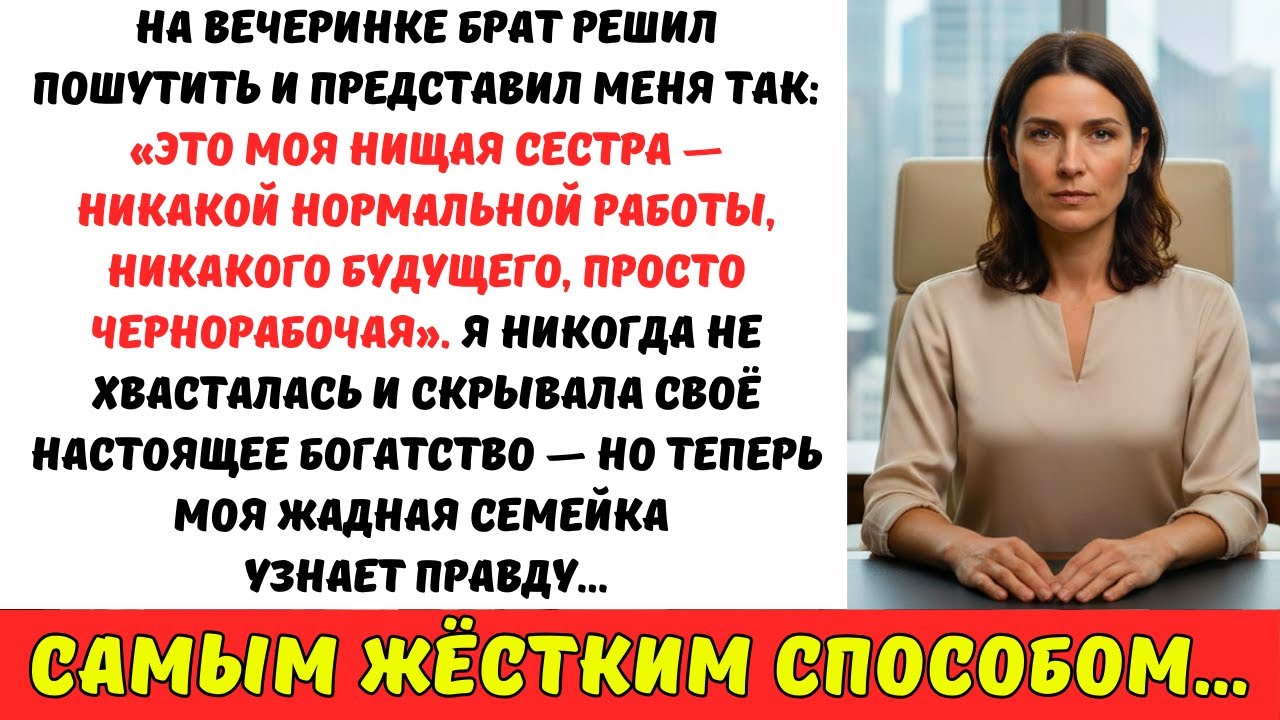 Меня ВЫСМЕЯЛИ на вечеринке брата — они не знали, что Я ЗАДУМАЛА на самом деле…
