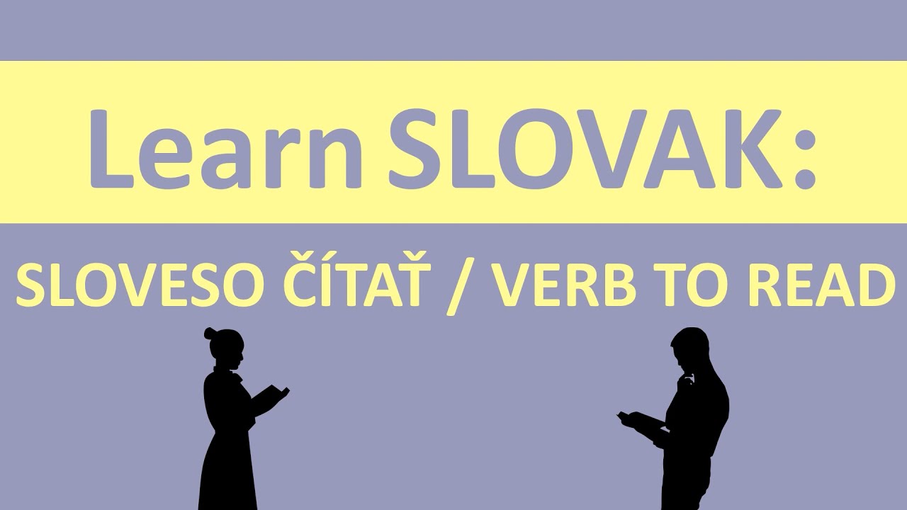 Learn SLOVAK: Sloveso Čítať │ Verb To Read