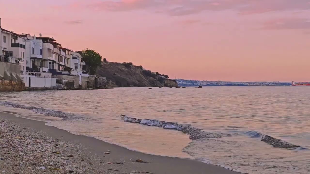 Sunset Waves | Relaxing Ocean Sounds for Deep Soul Relief 🌅🌊