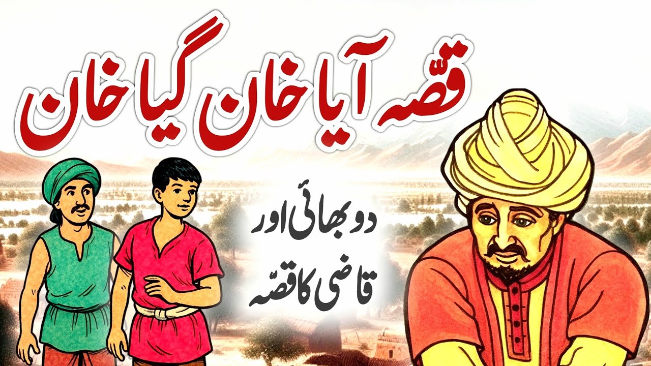 Qazi Aur Do Bhaiyon Ka Ajeeb Qissa | Aaya Khan Gaya Khan | Urdu Moral Story